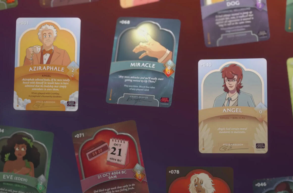 Co-creator of the official Good Omens trading card game.